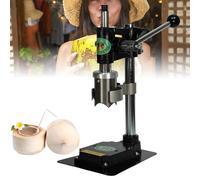 Machine d'ouverture manuelle de trou de noix de coco, outil d'ouverture réglable pour un accès facile à la noix de coco, idéal pour les cuisines commerciales et domestiques