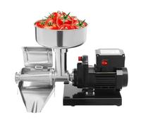 Machine éLectrique 450W pour Fabrication Sauce Tomate, Machine Commerciale pour Broyage Tomates pour PuréEs Et Confitures, Presse-Aliments Acier Inoxydable avec Grille Acier Inoxydable,A