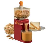Machine Électrique à Beurre de Cacahuète, Broyeur Domestique 500ML avec Disque de Broyage Amovible, Base Antidérapante, Broyeur pour Noix et Grains pour Cacahuètes, Amandes, Noix de Cajou et Noisettes