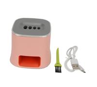 Machine électrique à casser les graines de melon, ouvre-coqueur électrique en acier inoxydable, éplucheur automatique pour graines de citrouille de tournesol, rechargeable par USB (Rose)
