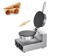 Machine électrique à Cornets De Glace avec Poignée et Moule à Rouleaux D'œU.S,Gaufrier Professionnel De 1200W avec Contrôle De La Température et De La Minuterie
