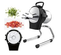 Machine Électrique À Couper Les Poireaux, Avec Masque D'alimentation Multi-orifices, Épaisseur De, Robot Culinaire Et Hachoir, Pour Poivrons, Oignons Verts Hachés, Coriandre, Poireaux(FC-110LK)