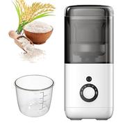 Machine électrique à décortiquer le riz, séparateur automatique de grains de 300 W avec 7 niveaux de fraisage réglables, capacité de 480 ml, minuterie intelligente pour un usage domestique