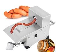 Machine Électrique À Ficeler Les Saucisses Machine À Nouer Les Saucisses Électrique Acier Inoxydable Avec Interrupteur Au Pied, Longueur Réglable, Deux Modes Pour Les Supermarchés(110V)