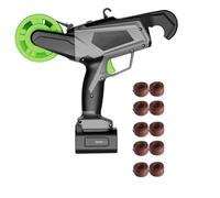 Machine électrique à lier les plantes - Outil de ligature pour vignes avec écran LED pour raisins, tomates, concombres et légumes grimpants - Réglage de la vitesse sur 3 à 8 positions, diamètre de l