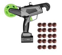 Machine électrique à lier les plantes - Outil de ligature pour vignes avec écran LED pour raisins, tomates, concombres et légumes grimpants - Réglage de la vitesse sur 3 à 8 positions, diamètre de l