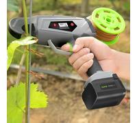 Machine électrique à lier les plantes - Outil de ligature pour vignes avec écran LED pour raisins, tomates, concombres et légumes grimpants - Réglage de la vitesse sur 3 à 8 positions, diamètre de l
