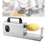 Machine électrique à tour de chips de pommes de terre 40 W 3 en 1 en acier inoxydable Tornado coupe-pommes de terre en spirale trancheuse électrique de pommes de terre torsadée