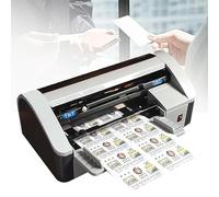 Machine électrique automatique de découpe de cartes de visite, marge réglable de 5 à 15 mm, coupe de carte haute vitesse pour usage professionnel