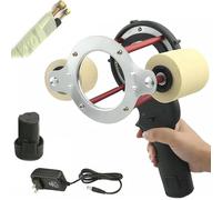 Machine Électrique d’Enroulement de Câbles 12V Sans Fil, Outil d’Enroulage de Ruban à Vitesse Réglable 70-380 RPM, Capacité 70 mm, Tête Métallique Robuste pour Tuyaux et Faisceaux de Câbles