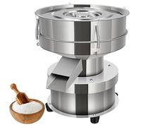 Machine électrique de criblage de poudre 1350n/min avec 2 tamis, shaker vibrant automatique pour grosses particules et traitement des liquides