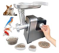 Machine électrique De Granulés pour Aliments pour Animaux, 500 W, Granulateur pour Appâts De Pêche Et Graines pour Oiseaux, avec Lames De 2,5/3/5/7 Mm, Interrupteur Rotatif, pour Perroquets
