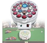 Machine électrique de nettoyage de boules de billard, 180 W pour boules de billard de 16/22 mm, équipement de polissage et de lavage pour usage domestique et professionnel, nettoie et entretient 22