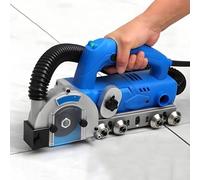 Machine éLectrique De Nettoyage De Joints 9000 Tr/Min Avec Aspiration IntéGréE, 1200 W, Outil De Finition Avec Lames De Scie Pour Nettoyer Les Joints Entre Les Carreaux Avec Poulie De Support(B)