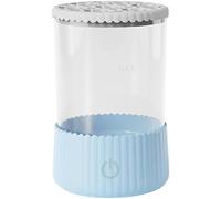 Machine électrique de nettoyage de pinceaux de maquillage, machine à laver automatique pour pinceaux cosmétiques, outil de nettoyage portable rechargeable par USB avec dessus multi-trous, tasse