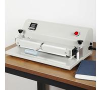 Machine électrique de pliage de livre à couverture rigide, machine de pressage robuste avec contrôleur numérique LED, épaisseur maximale du livre 50 mm, largeur de rainure 330 mm