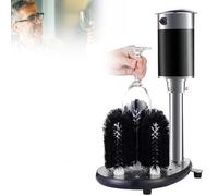 Machine Électrique De Polissage De Verres À Vin 240 W, Machine Commerciale De Nettoyage De Verres À Vin, 800 Verres/heure, 5 Têtes De Brosse D'un Diamètre De 7,5 Cm, Nettoyage À 360°/conception Amovib