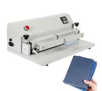 Machine électrique de reliure de livres pour livres à couverture rigide, albums photos et menus, épaisseur maximale du livre 50 mm, largeur de rainure 330 mm, contrôleur numérique LED