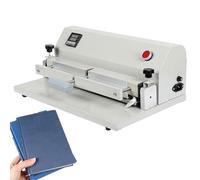 Machine électrique de reliure et de pli pour livres à couverture rigide et albums photo, contrôleur numérique LED, épaisseur maximale du livre 50 mm, largeur de rainure 330 mm