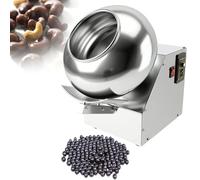 Machine électrique d'enrobage de sucre, machine à enrober les cacahuètes, 9 vitesses réglables, chauffage et séchage 2 en 1, for restaurants, usage domestique, commerces alimentaires