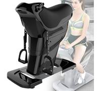 Machine électrique d'équitation 3D Simulation Fitness avec écran LCD, 20 vitesses pour entraînement de la taille, des jambes, des hanches