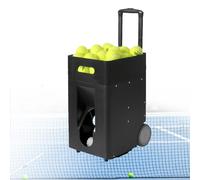 Machine électrique portable pour balle de tennis avec télécommande, plus de 4 heures de lecture, contrôle par application double mode, angles de lancement réglables, rotation supérieure et fonction