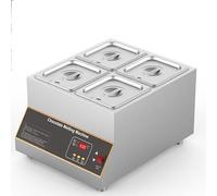 Machine Électrique Pour Faire Fondre Le Chocolat, Fondoir À Chocolat, Quatre Cylindres, Température Réglable De 0 À 85 °C, 110 V/220 V, Capacité Commerciale De 12 Kg,Pour Chocolat, Lait, Café, Fromage