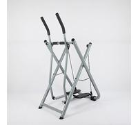 Machine elliptique pliable pour salle de sport à domicile | Équipement cardio double | Déambulateur d'air peu encombrant pour des entraînements efficaces