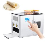 Machine entièrement Automatique - Machine électrique et à poêle pour Pains Plats, naan, crêpes et gâteaux de maïs - Fonctionnement à Une Touche, pour 20 Personnes à la Fois, idéale pour Les Repas