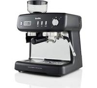Breville Barista Max+ machine à expresso, latte et cappuccino | Mouture et dosage intelligent | Minuteur d'extraction précis | Mousseur de lait intégré | Pompe italienne 15 bars | Noir [VCF152X]