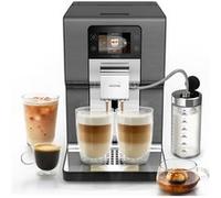 Machine espresso Krup Intuition Experience Hot&Cold EA879NE0 Argent Métal brossé noir + métal
