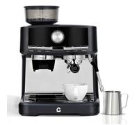 Machine Espresso Semi-Automatique 15 Bar avec Broyeur Intégré & Mousseur à Lait - 1,5L, 30 Niveaux de Mouture, Porte-Filtre 58mm