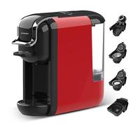 SCHNEIDER - SCESC2206R - Machine expresso à capsules - 19 bars - Contrôle tactile - Réservoir (0.6L) - Rouge