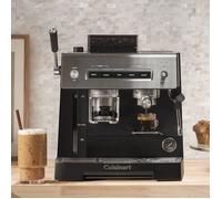 CUISINART® Espresso | Moudre, Tasser, Infuser | Espresso, Americano, Cold Brew | Mousseur à lait | Moulin 16 réglages | 20 bars | Réservoir 2,2L | Mug voyage | De la graine à la tasse
