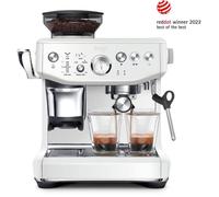 Machine expresso avec broyeur - SAGE - the Barista Express Impress SES876SST4EEU1 - Blanc Sel de Mer