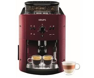 Machine expresso Broyeur à café grains - EA810770 - Rouge KRUPS