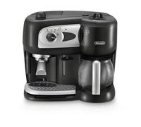 Machine Expresso Combiné Pompe - Bco261b.1 - 15 Bars - Dosettes Et Café Moulu - Noir Et Blanc Delonghi