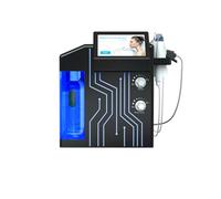 Machine faciale d'élimination des rides Hydra dermabrasion à l'hydrogène et à l'oxygène, élimination des points noirs, nettoyage en profondeur, machine SPA,Noir