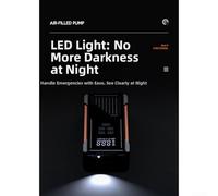 Machine gonflable montée sur véhicule de 6000 A avec démarreur de batterie de voiture, pression maximale de 150 psi, arrêt automatique, écran LCD et options de gonflage multi-usage