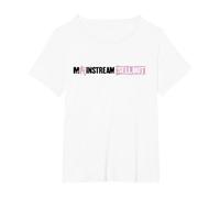 Machine Gun Officielle Kelly Mainstream Sellout T-Shirt, Femme Grandes Tailles, Blanc, 1X