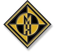 Machine Head Métal broche Diamond Logo Jaune/Noir