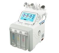 Machine Hydrafaciale 6 en 1 Beauté Professionnel avec Oxygène Hydrogène Dermabrasion Nettoyage Visage Peau Soins avec Affichage LED pour Maison & Studio