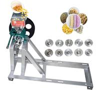 Machine industrielle d'extrudeuse d'aliments soufflés 25-50 kg/h Équipement de traitement d'extrusion de collation de riz de maïs pour la fabrication de bâtonnets sucrés, boules de fromage, céréales