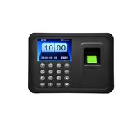 Machine intelligente de présence par mot de passe au bureau, enregistreur biométrique d'empreintes digitales for les employés, horloge de présence DC 5V pour les petites entreprises(2.4-Inch)