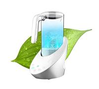 Machine ioniseur d'eau Riche hydrogène, générateur d'eau alcaline hydrogène avec écran LED et autonettoyage inversé pour Une teneur hydrogène jusqu'à 1000-1200 PPB et Un pH 7,3-9,5 1,5 L
