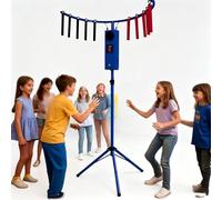Machine Jeu Drop Sticks,Appareil D'entraînement Réflexes Avec Trépied à Hauteur Réglable,Design Portable Et Ludique,Parfait Pour Réunions Familiales,Animations Et Divertissement à Domicile Blue
