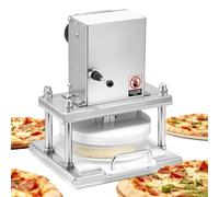 Machine laminatrice de pâte commerciale, presse à pâte à pizza électrique de 8,6 pouces, presse-forme pour pâtisserie et pain en acier inoxydable, avec papiers parchemin, pour usage en boulangerie, à