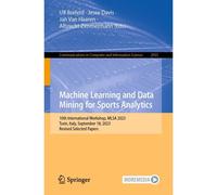 Machine Learning And Data Mining For Sports Analytics