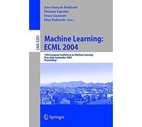 Machine Learning: Ecml 2004