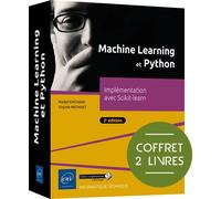 Machine Learning et Python - Coffret de 2 livres : Implémentation avec Scikit-learn (2e édition) - Khichane Madjid - Eni Editions - Coffret - Manuel